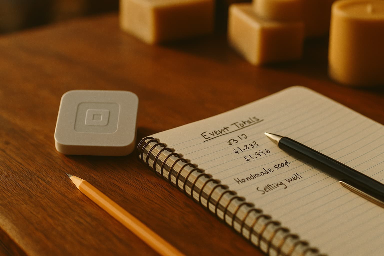 Photographic vignette for Square data.